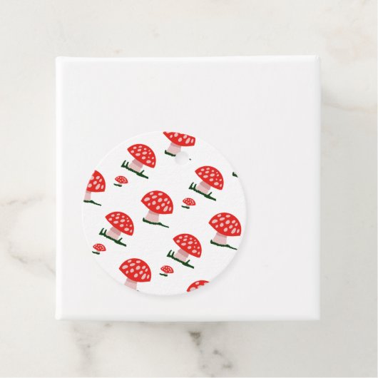 Paddestoel voorkeur Labels (In situ)