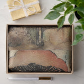 Paddestoel Whimsical Fairy Spring Forest No2 Tissuepapier (Geschenk)