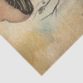 Paddestoel Whimsical Fairy Spring Forest No2 Tissuepapier (Detail)