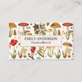  Paddestoel Wildflower Pattern Visitekaartje Contactkaartje (Voorkant)