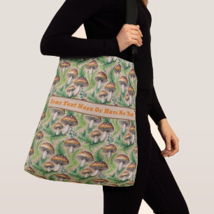 Paddestoel Witchy Toadstool Tuin Boho Plant Varens Crossbody Tas