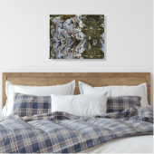 Paddestoelboom foto verpakt canvas afdruk (Insitu (Slaapkamer))