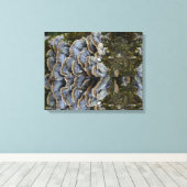 Paddestoelboom foto verpakt canvas afdruk (Insitu (Houten vloer))
