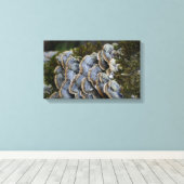 Paddestoelboom foto verpakt canvas afdruk (Insitu (Houten vloer))