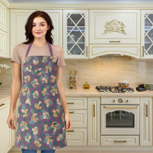 Paddestoelen en bladgroenten paarse