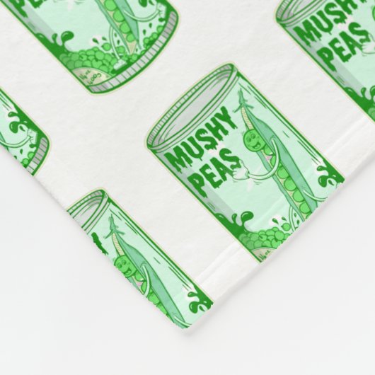 paddestoelen fleece deken (Hoek)