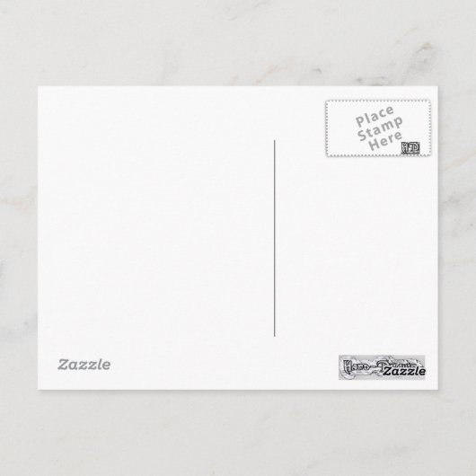 Paddestoelen in Maanlicht Briefkaart (Achterkant)