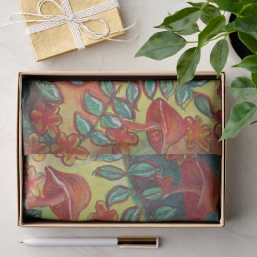 paddestoelpapier tissuepapier (Geschenk)