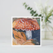 Paddestoeltje Kaart (Staand voorkant)