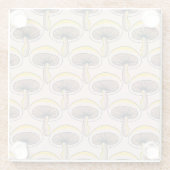 Paddestoeltuin:  Natuur Glazen Onderzetter (Achterkant)