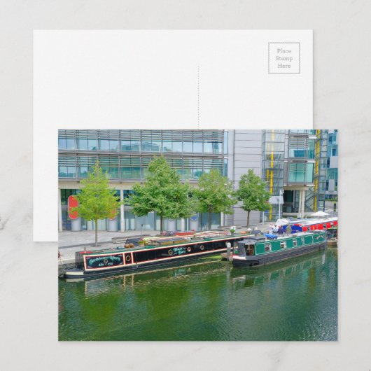 Paddington Basin, Londen, Briefkaart Verenigd Koni (Voorkant / Achterkant)