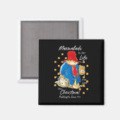 Paddington Bear Xmas Marmalade For Life Cute Merry Magneet (Voorkant / Achterkant)