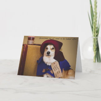Paddington Corgi Get Well kaart