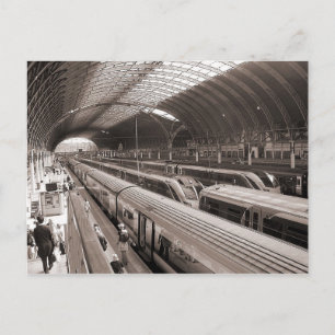 Paddington Station, Londen. Briefkaart