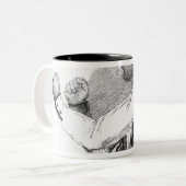 Paddington Tom Jones Tweekleurige Koffiemok (Voorkant links)