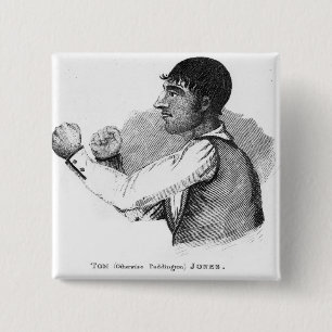 Paddington Tom Jones Vierkante Button 5,1 Cm