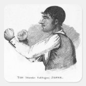 Paddington Tom Jones Vierkante Sticker (Voorkant)