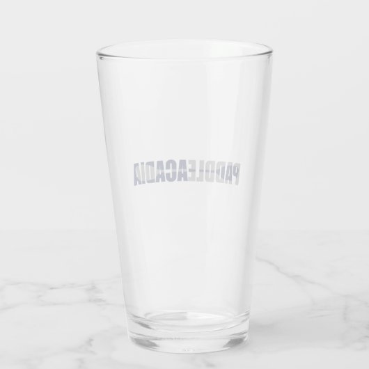 Paddle Acadia National Park Kayaking Maine Glas (Achterkant)