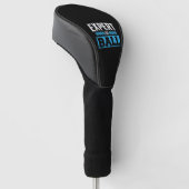Paddle Ball Speler Expert in Ball Pickleball Golfheadcover (Schuin)