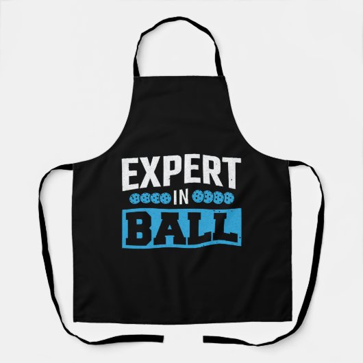 Paddle Ball Speler Expert in Ball Pickleball Schort (Voorkant)