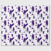 Paddle boarding cadeaupapier (Vlak)