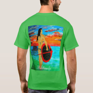 Paddle boarding dawn girl t-shirt