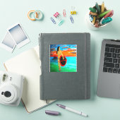 (Paddle boarding) Sticker (iPad Cover)