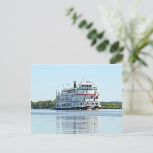 Paddle Boat Briefkaart (Staand voorkant)