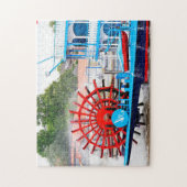 Paddle Boat Mississippi. Legpuzzel (Verticaal)