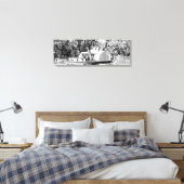 Paddle Boat op Murray River Victoria Canvas Afdruk (Insitu (Slaapkamer))