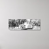 Paddle Boat op Murray River Victoria Canvas Afdruk (Voorkant)
