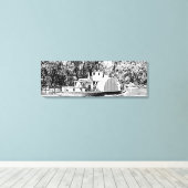 Paddle Boat op Murray River Victoria Canvas Afdruk (Insitu (Houten vloer))