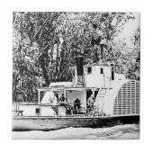 Paddle Boat op Murray River Victoria Tegeltje (Voorkant)