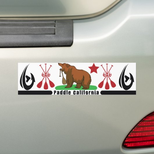 Paddle California Bumpersticker (Op auto)