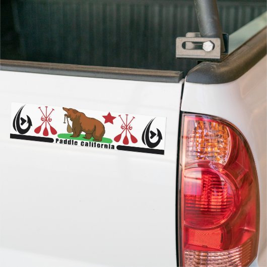 Paddle California Bumpersticker (Op Truck)