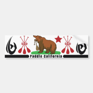 Paddle California Bumpersticker