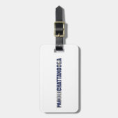 Paddle Chattanooga Tennessee Kayaking Bagagelabel (Voorkant verticaal)