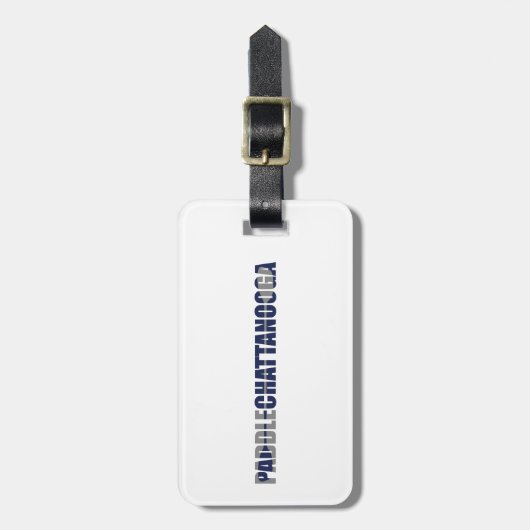 Paddle Chattanooga Tennessee Kayaking Bagagelabel (Voorkant verticaal)