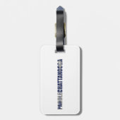 Paddle Chattanooga Tennessee Kayaking Bagagelabel (Achterkant verticaal)