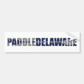 Paddle Delaware Kayaking Bumpersticker (Voorkant)