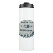 Paddle eerst dan openen thermosbeker (Voorkant)