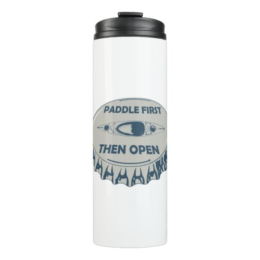 Paddle eerst dan openen thermosbeker (Voorkant)