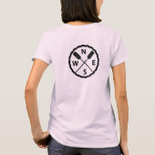 Paddle Explorer Design - Dames Basic T-Shirt (Achterkant)