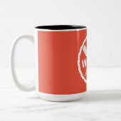 Paddle Explorer Design - Tweekleurige mok (Links)