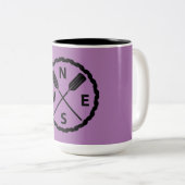Paddle Explorer Design - Tweekleurige mok (Voorkant rechts)