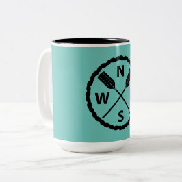 Paddle Explorer Design - Tweekleurige mok