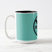 Paddle Explorer Design - Tweekleurige mok (Links)