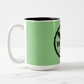 Paddle Explorer Design - Tweekleurige mok (Links)