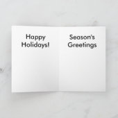 Paddle Flakes-Wenskaart Feestdagen Kaart (Binnen)