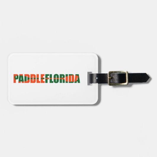 Paddle Florida Kayaking Bagagelabel (Voorkant horizontaal)